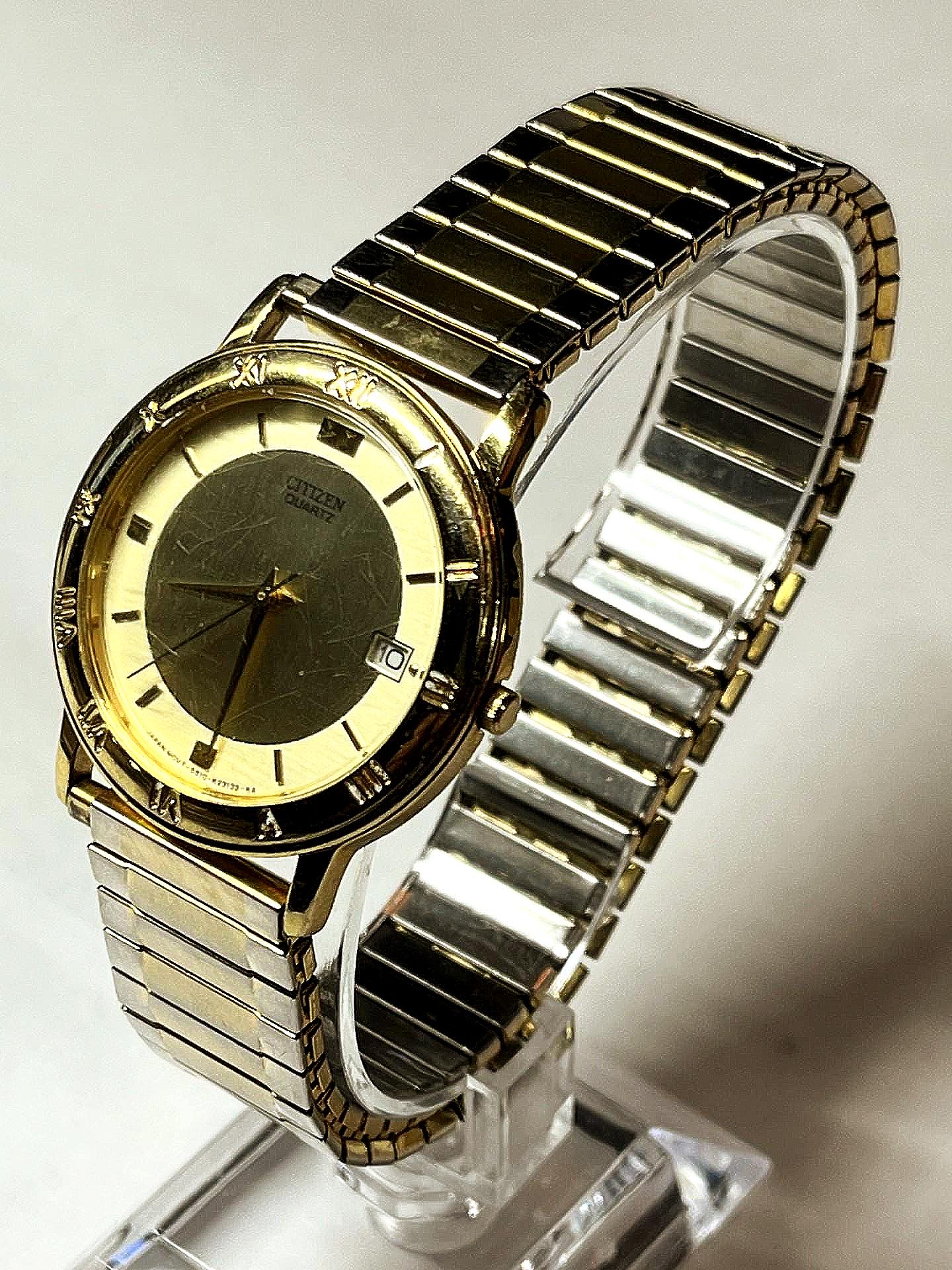 Vintage Citizen Ladies Watch Gold-tone Quartz 5510-k06860 CKW on a