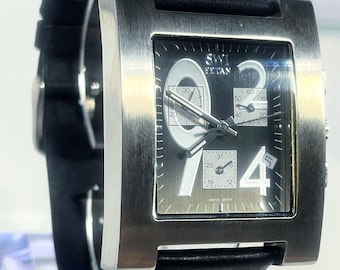 SWI Fetan Chronograph Swiss Watch International 35mm Tank