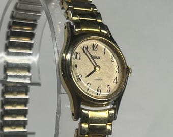 Vintage Royal Tel-Time Quartz Gold & Silver Stretch Watch il_fullxfull.6351352887_ffhi.jpg main image 4