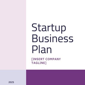 Startup technologique - Business plan complet avec stratégie (word) et présentation sur toile