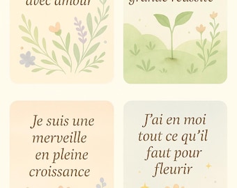 Kit Émotions & Bienveillance – Mon Jardin Intérieur -  Carnet Affiches Cartes à Imprimer