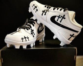Hand-painted Custom Baseball Cleats