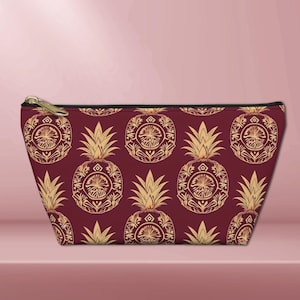 Tropical Pineapple Accessory Pouch: Fun Summer Makeup Bag