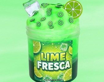Limoenfresca helder Icee Slime | Met zoete limoengeur, topping naar citrusvruchten
