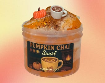 Pumpkin Chai Latte Icee Cloud Hybrid Slime | Sensorisch herfstspeelgoed
