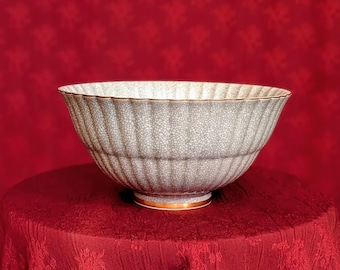 Vintage Royal Copenhagen | Ribbed bowl | 2nd quality