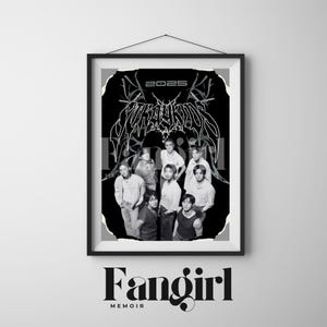 Stray Kids Dominate Inspired Printable Poster, Black and White SKZ Printable