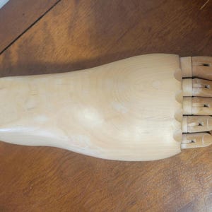 Wood 10" Artist Drawing Manikin Foot