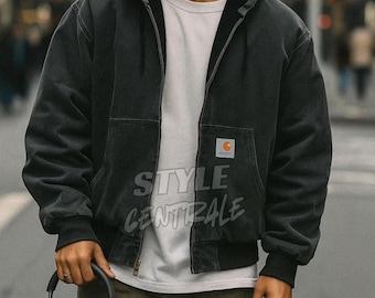 Detroit Vintage J130 Handgjord Hoodie – Unisex Pulloverjacka