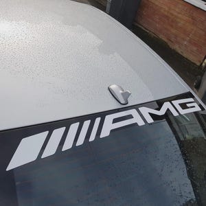 AMG Mercedes-Benz Vinyl Stickers – Bumper, Window, Sunstrip Decals Badge, Emblem, Logo, Stripes.