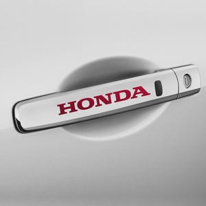 4x Honda 5-inch Decal Stickers – Car Door Handle, Helmet, Bike & Window Vinyl