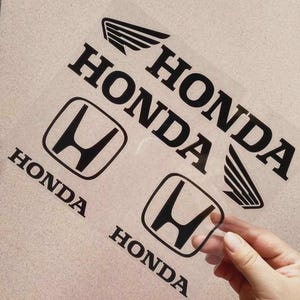 4x Honda Wing Logo Motorcycle Stickers – For Off-Road