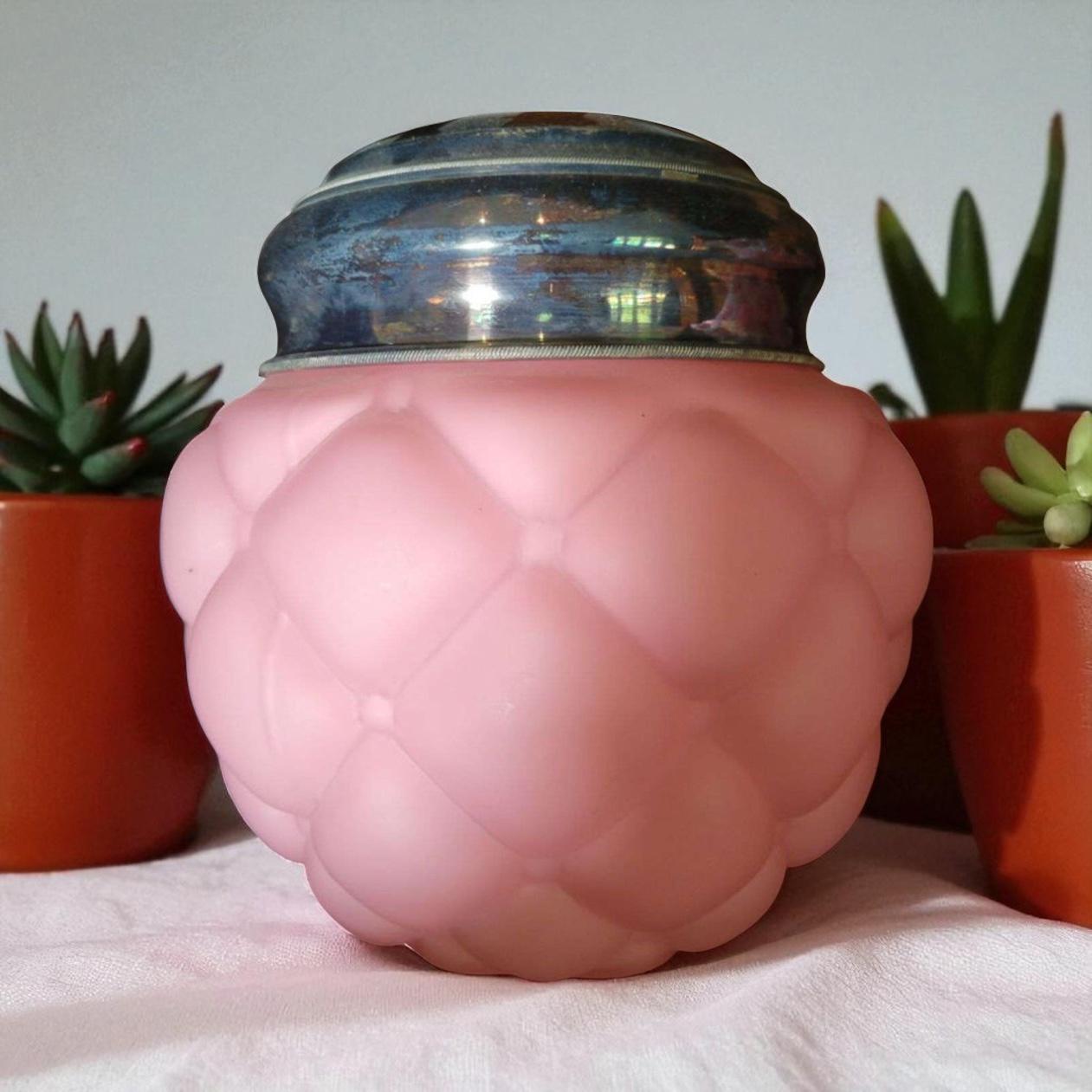 ヴィンテージ フェントン クランベリー コインドット オパールセント