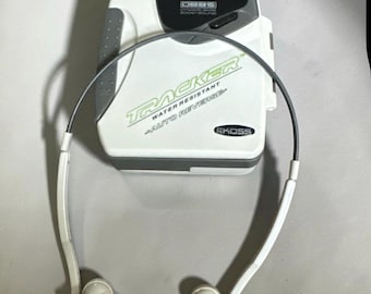 Vtg Koss Tracker PP210 Water Resistant Portable Cassette Player AM/FM Working