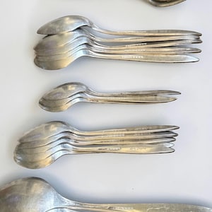 Nobility silver plate 4 Crown Flatware Silverware 1937- 24pc