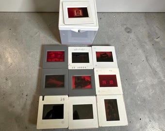 ビンテージGMプロジェクター用スライド – 1950年代の本格的なコレクション（10枚）