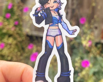 Chilling Charisma (Luna Snow and Jeff the Land Shark) Mini Sticker Set