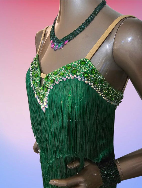 dresses with green Dark Green A-line Tulle Lace Spaghetti Straps Prom Dresses, Party Dresses,  MP662