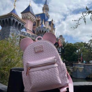 Rhinestone Loungefly Pink Backpack