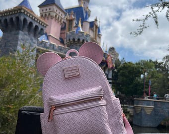 Rhinestone Loungefly Pink Backpack