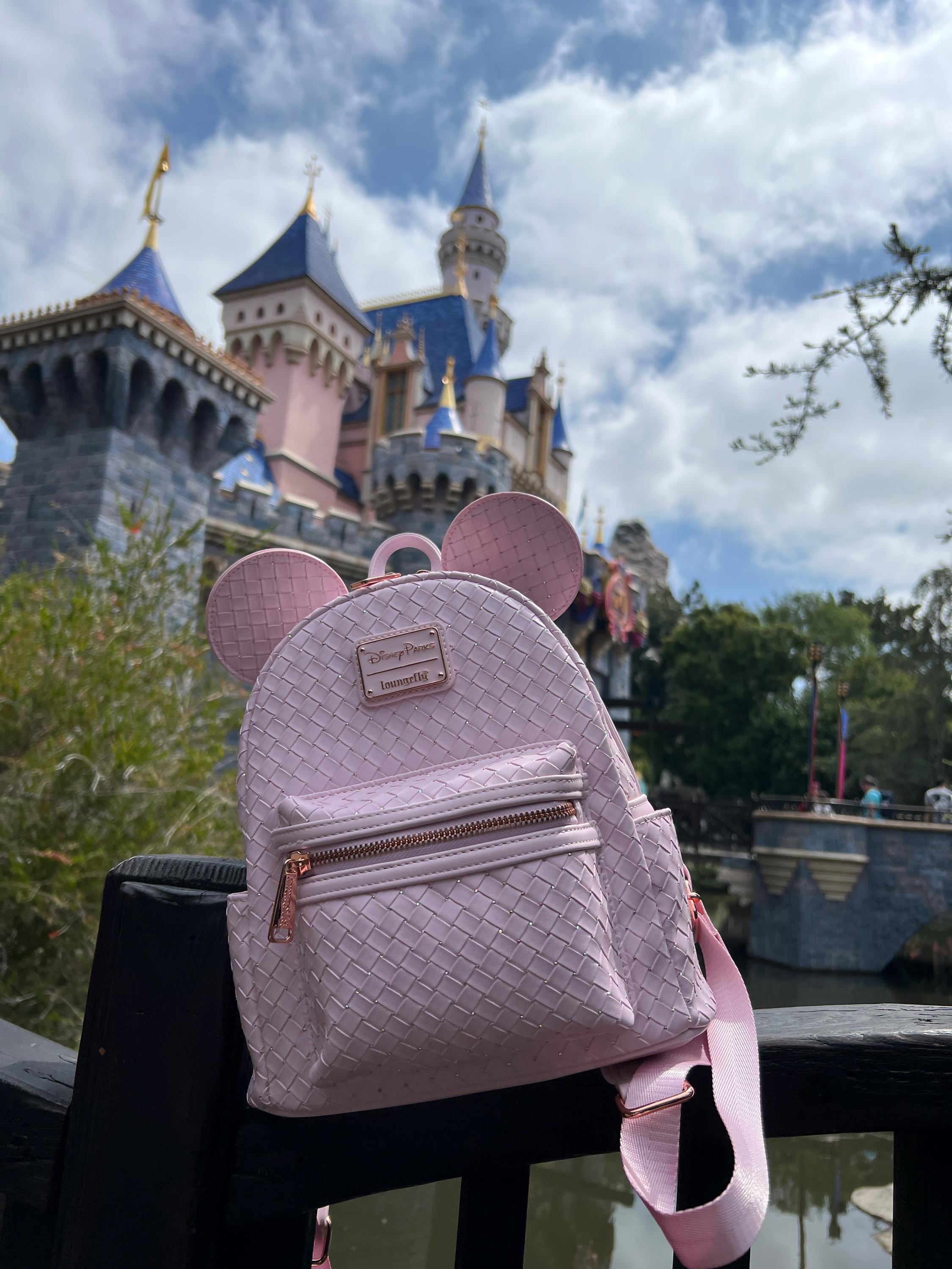 Disney Springs Disney Parks Collage Mini Backpack By Loungefly