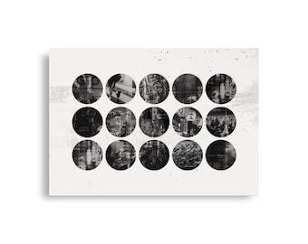 Tokyo Echoes - Abstrakt urban fotografi, modern väggkonst med stadsbild i Tokyo, minimalistisk japansk inredning, högkvalitativ matt poster