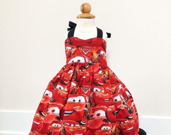 inzet chatten Chinese kool Car Dress Red and Black Car Dress Halter Dress - Etsy