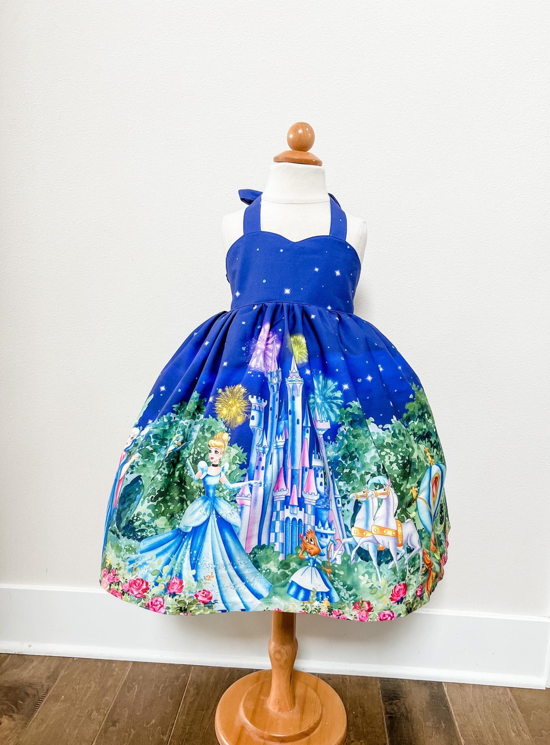 Glass Slipper Dress Custom Fabric Dress Disneybound Dress Etsy