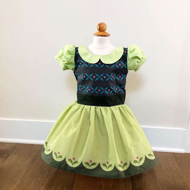 Young Anna Dress Toddler Anna Dress Disney Dress Frozen Etsy