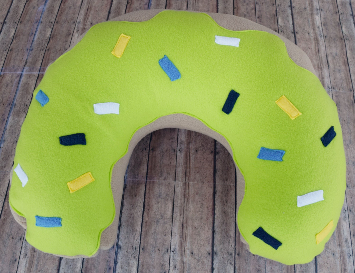 Green Donut Nursing Pillow Cover with Sprinkles Donut Boppy Etsy