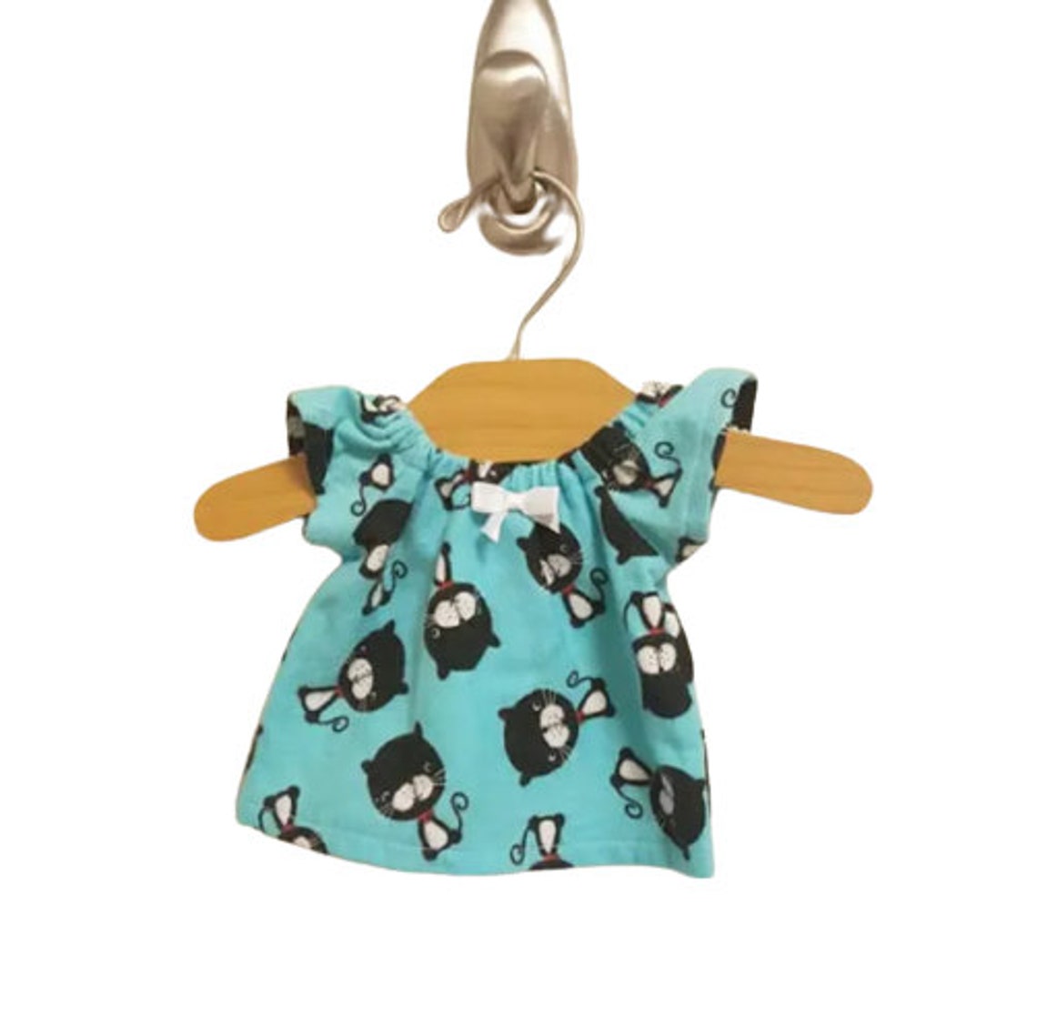 12 Inch Waldorf Doll Clothes Cats Nightgown Etsy