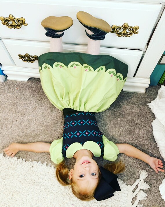 Young Anna Dress Toddler Anna Dress Disney Dress Frozen - Etsy Norway