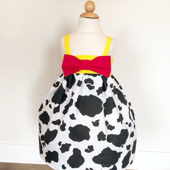 Toy Story Jessie Dress Cow Print Dress Jesse Costume - Etsy