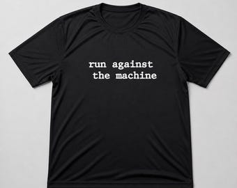 Op Rage Against the Machine geïnspireerd hardloopshirt: hardloopshirt met alternatieve muziek voor sportkleding