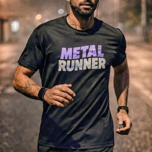 T-shirt Performance Metal Runner : T-shirt de course Heavy Metal alternatif inspiré de Black Sabbath Ozzy Osbourne