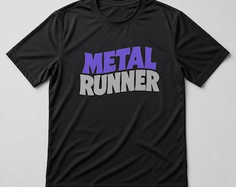 Metal Runner Performance-T-shirt: op Black Sabbath Ozzy Osbourne geïnspireerd alternatief heavy metal hardloopshirt