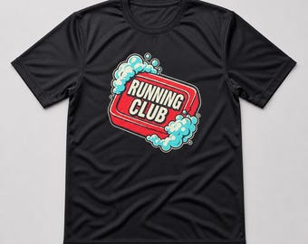 Op Fight Club geïnspireerd hardloopclubshirt: vochtafvoerende, alternatieve kleding