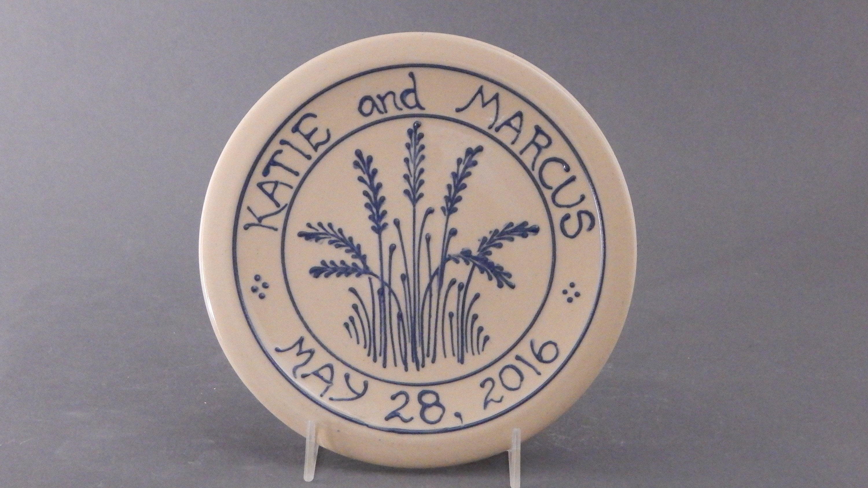 7 Commemorative Plate Personalized Wedding and Anniversary Etsy