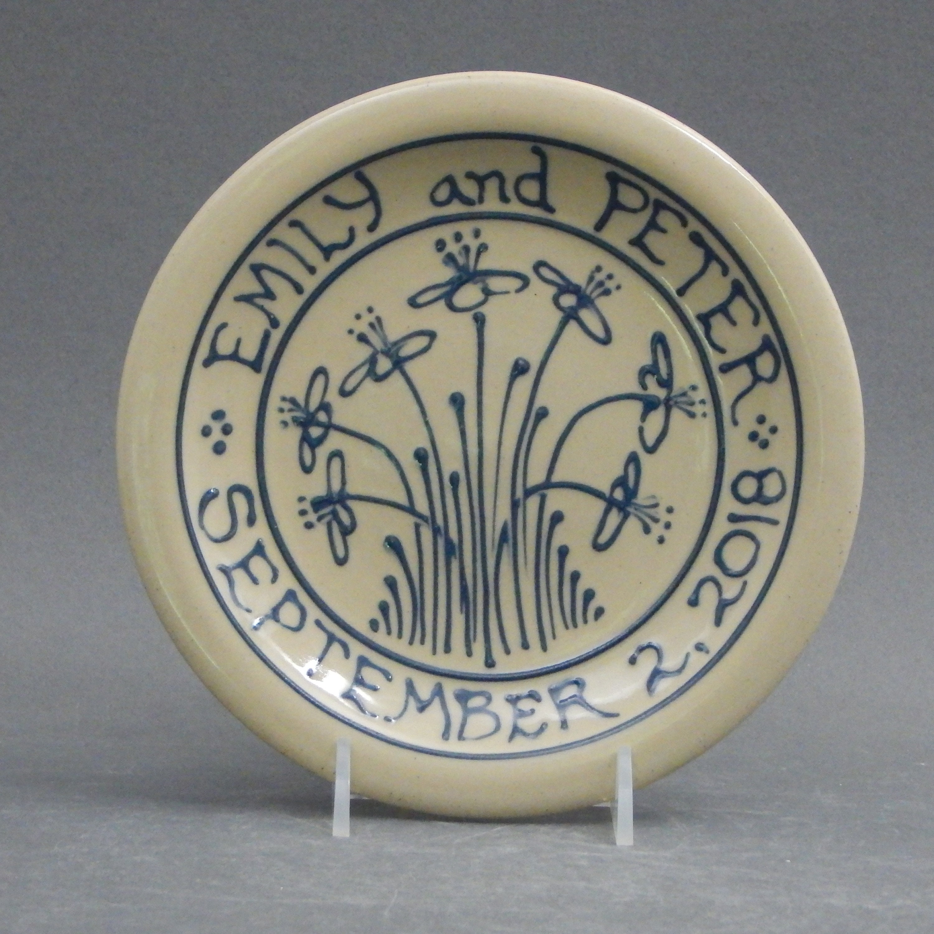 7 Commemorative Plate Personalized Wedding and Anniversary Etsy