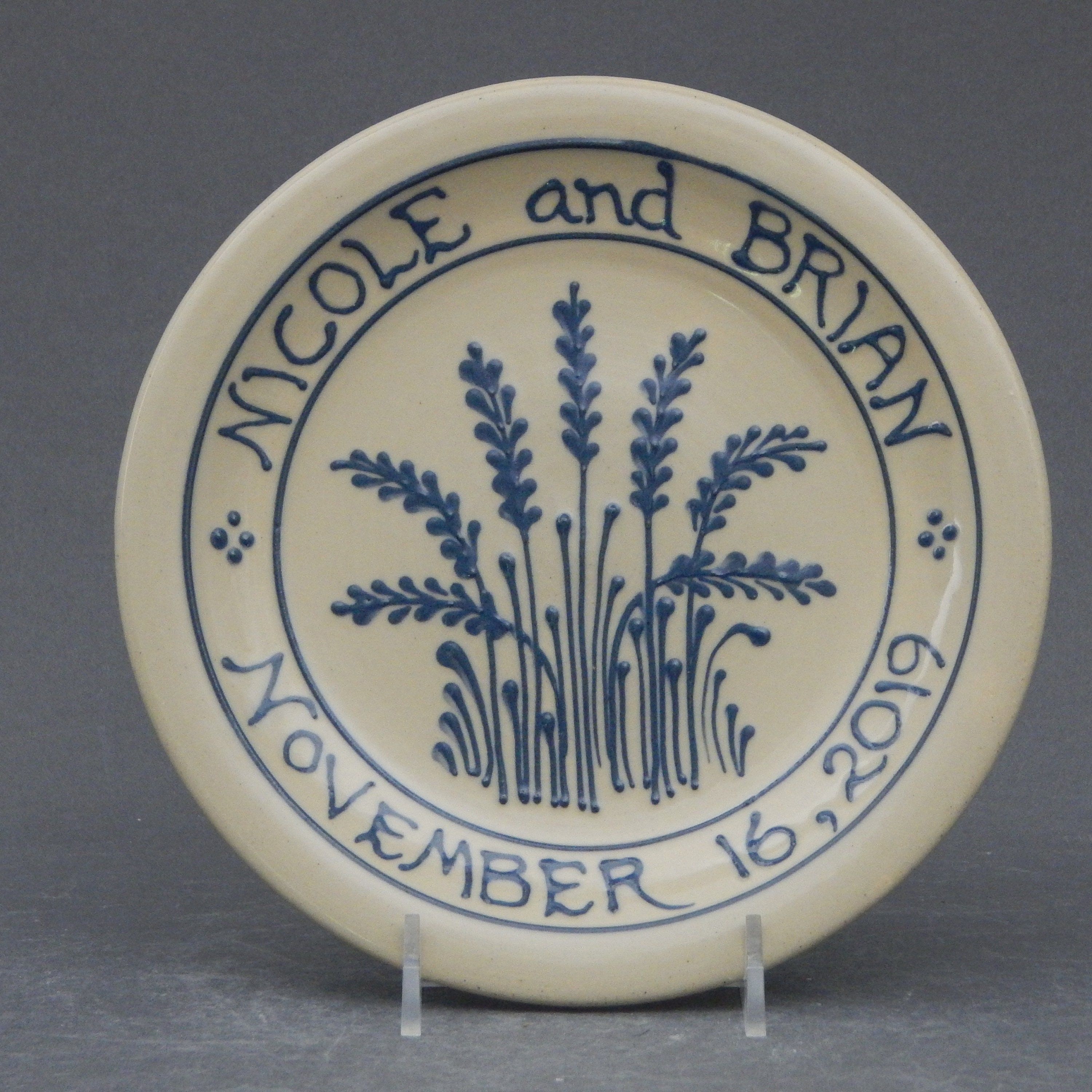 7 Commemorative Plate Personalized Wedding and Anniversary Etsy