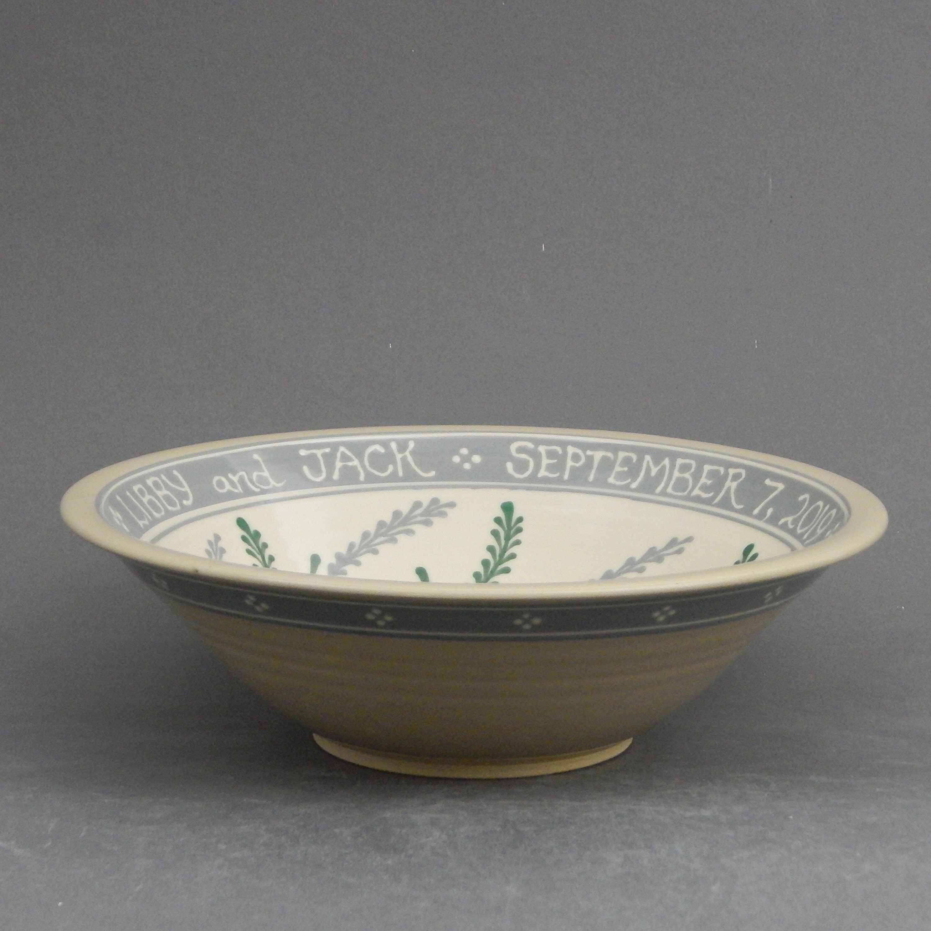 PERSONALIZED 13 Extra Large Stoneware Bowl 13 Etsy