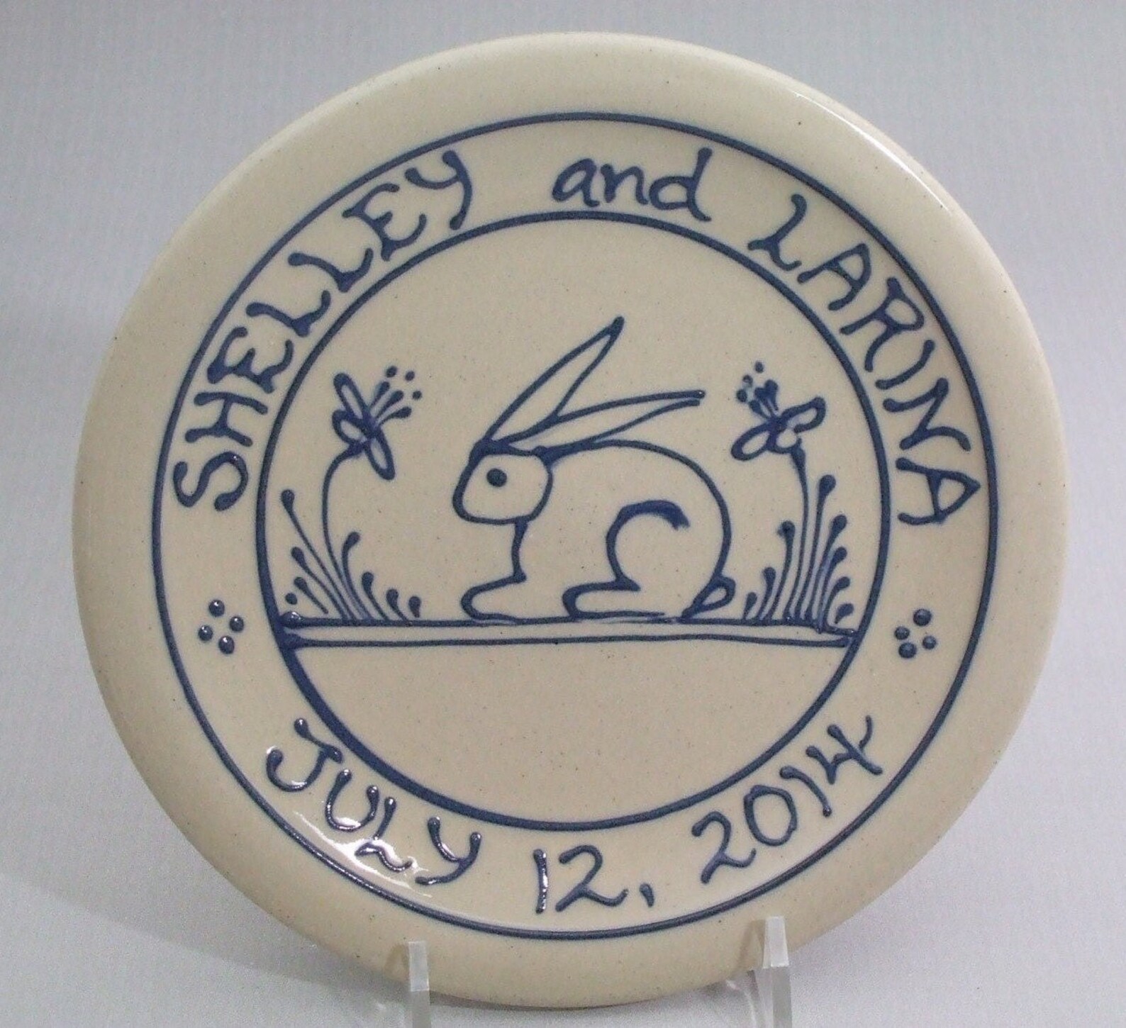 7 Ceramic Personalized Commemorative Plate Child's Etsy