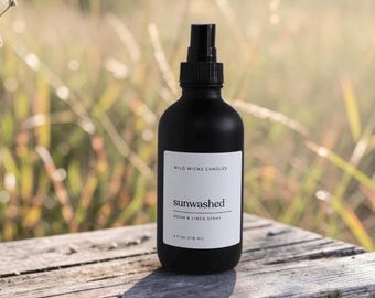 Sunwashed Room & Linen Spray | Soft Citrus, Cotton Blossom Scent