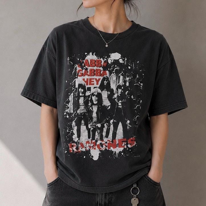 Vintage 2003 Ramones – Gabba Gabba Hey T-shirt Size L - Etsy