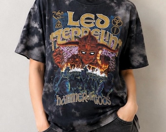Vintage 1990 Led Zeppelin Hammer of the Gods Band T-shirt / Band