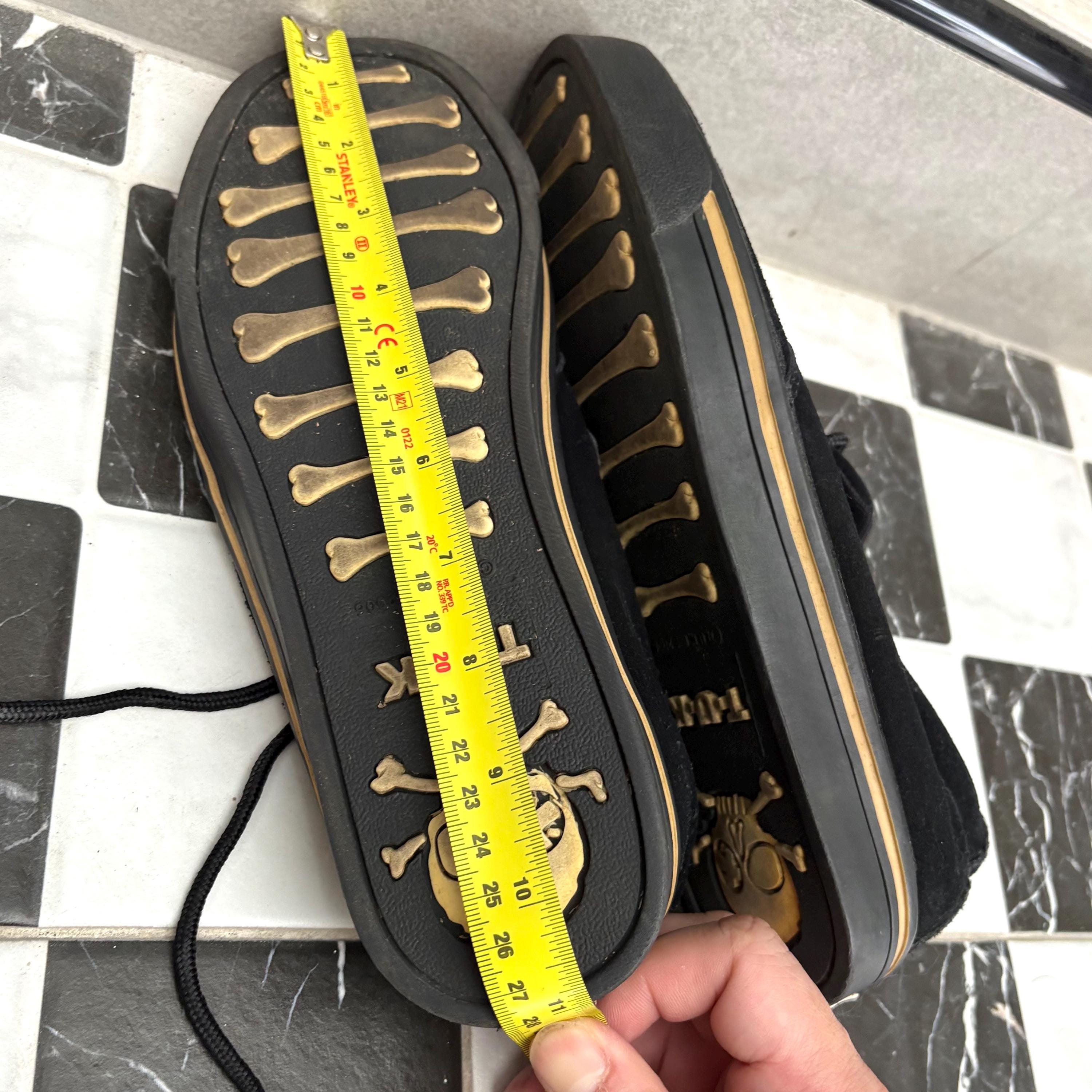 Y2K T.U.K Creepers Black & Leopard | Low Sole Punk Goth Platform