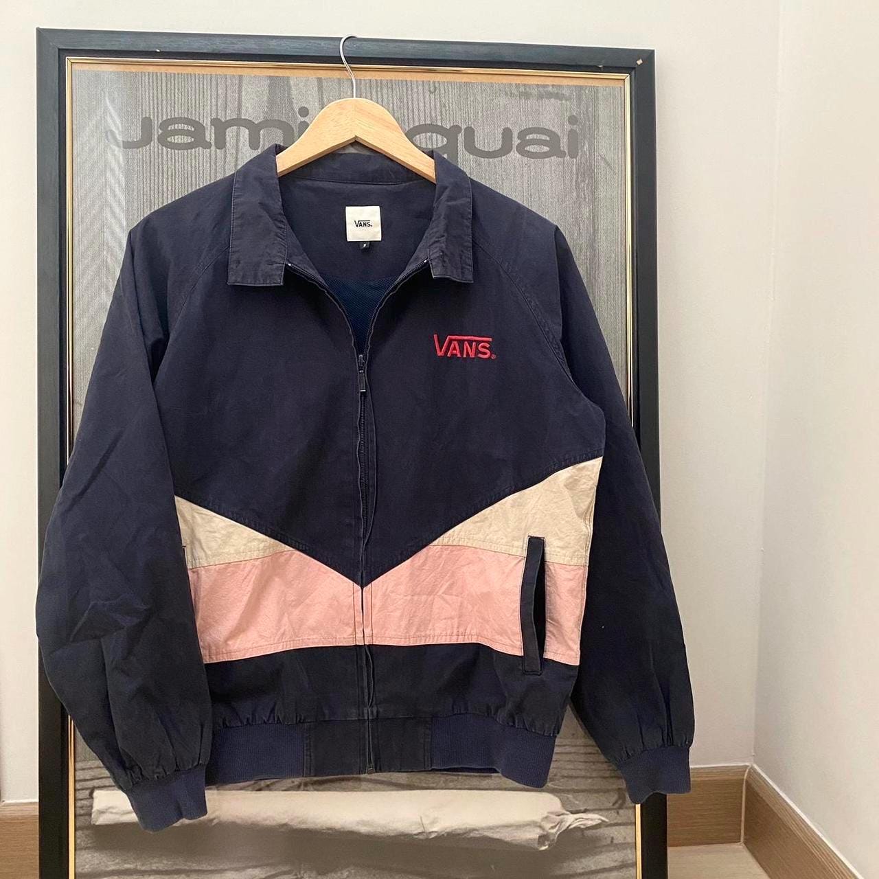 Vintage Vans Colorblock Windbreaker Jacket Streetwear Size S-M - Etsy