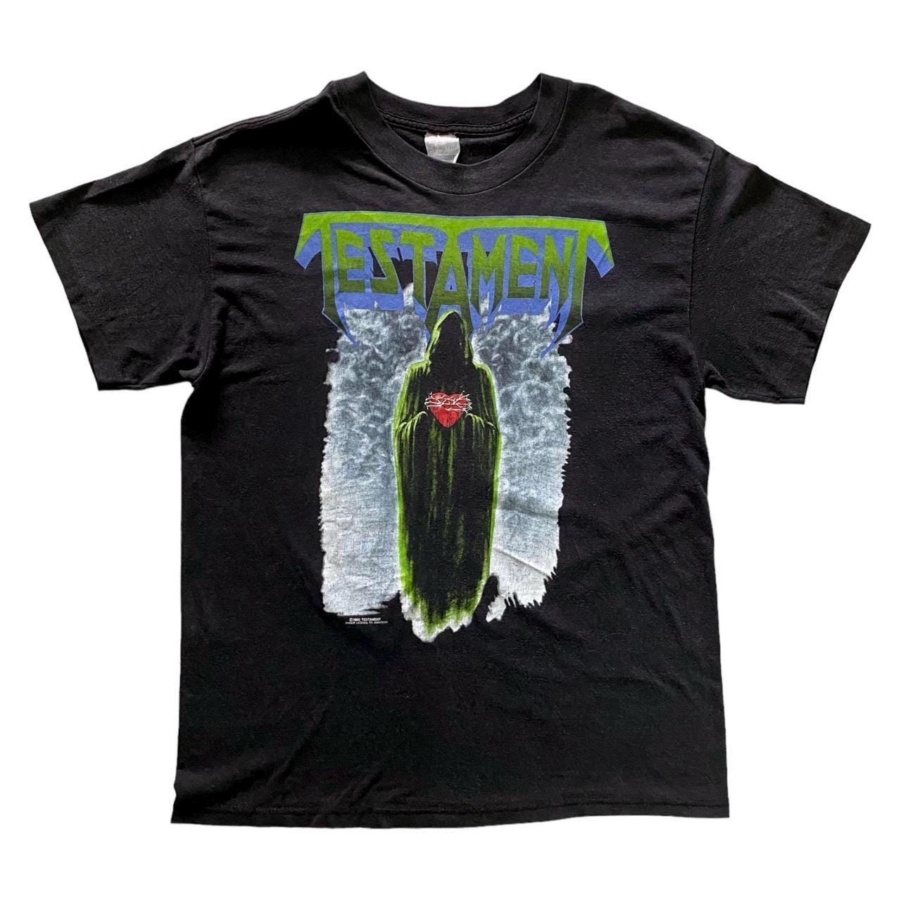 Vintage 90s Testament Souls of Black Tee Heavy Metal Graphic Shirt