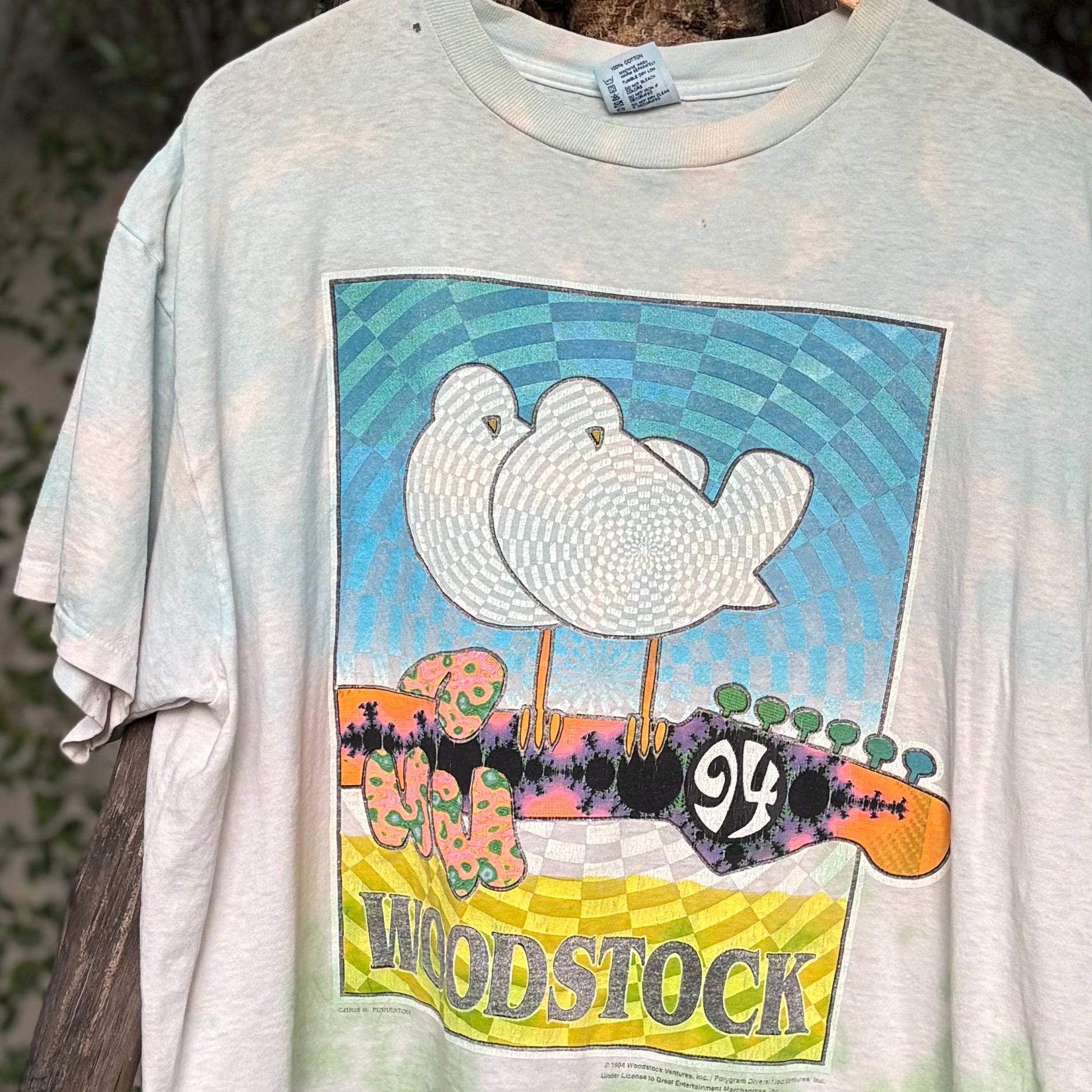 Vintage Woodstock 1994 Festival T-shirt Size XL - Etsy Australia