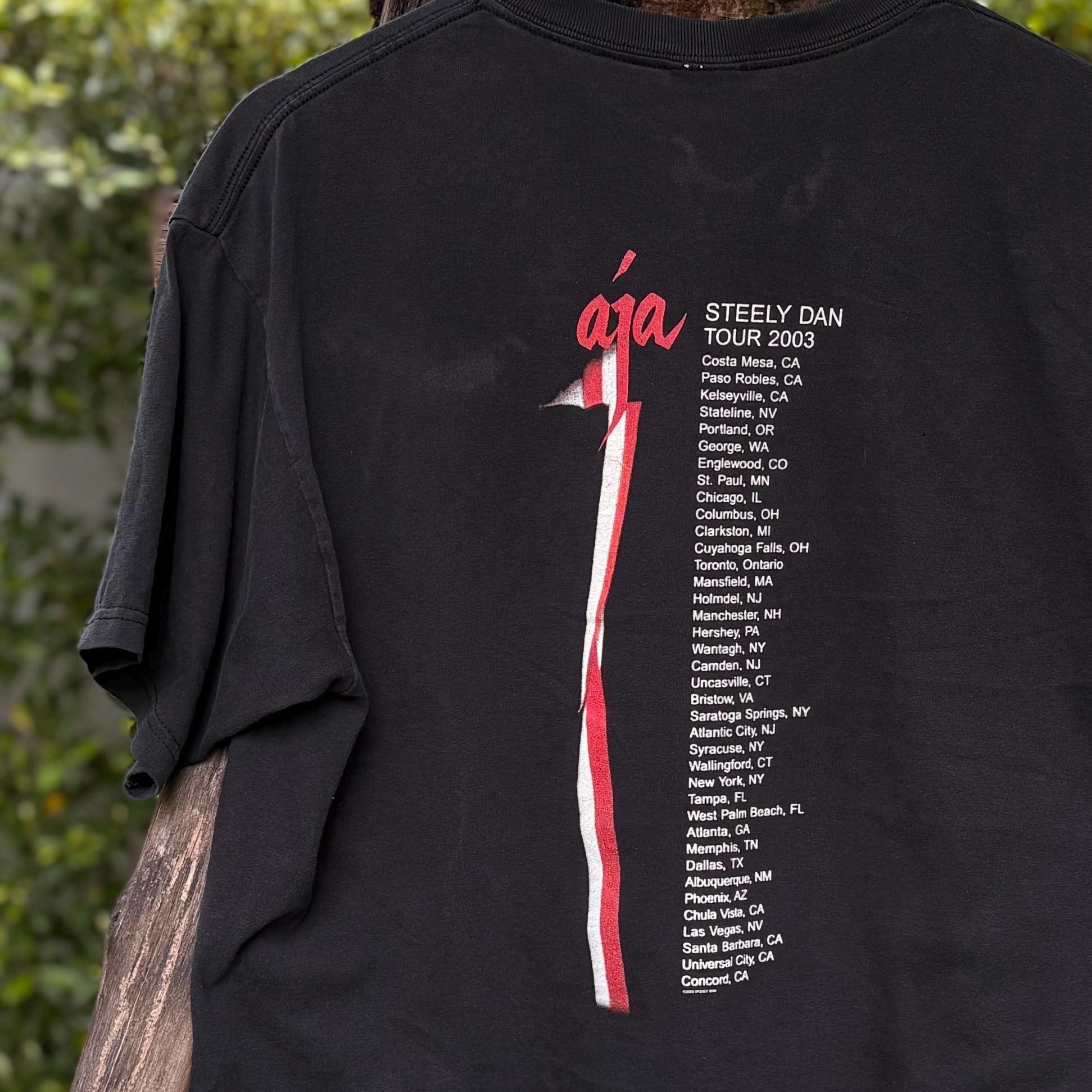 Vintage 2003 Steely Dan “aja” Tour T-shirt | Classic Rock Concert